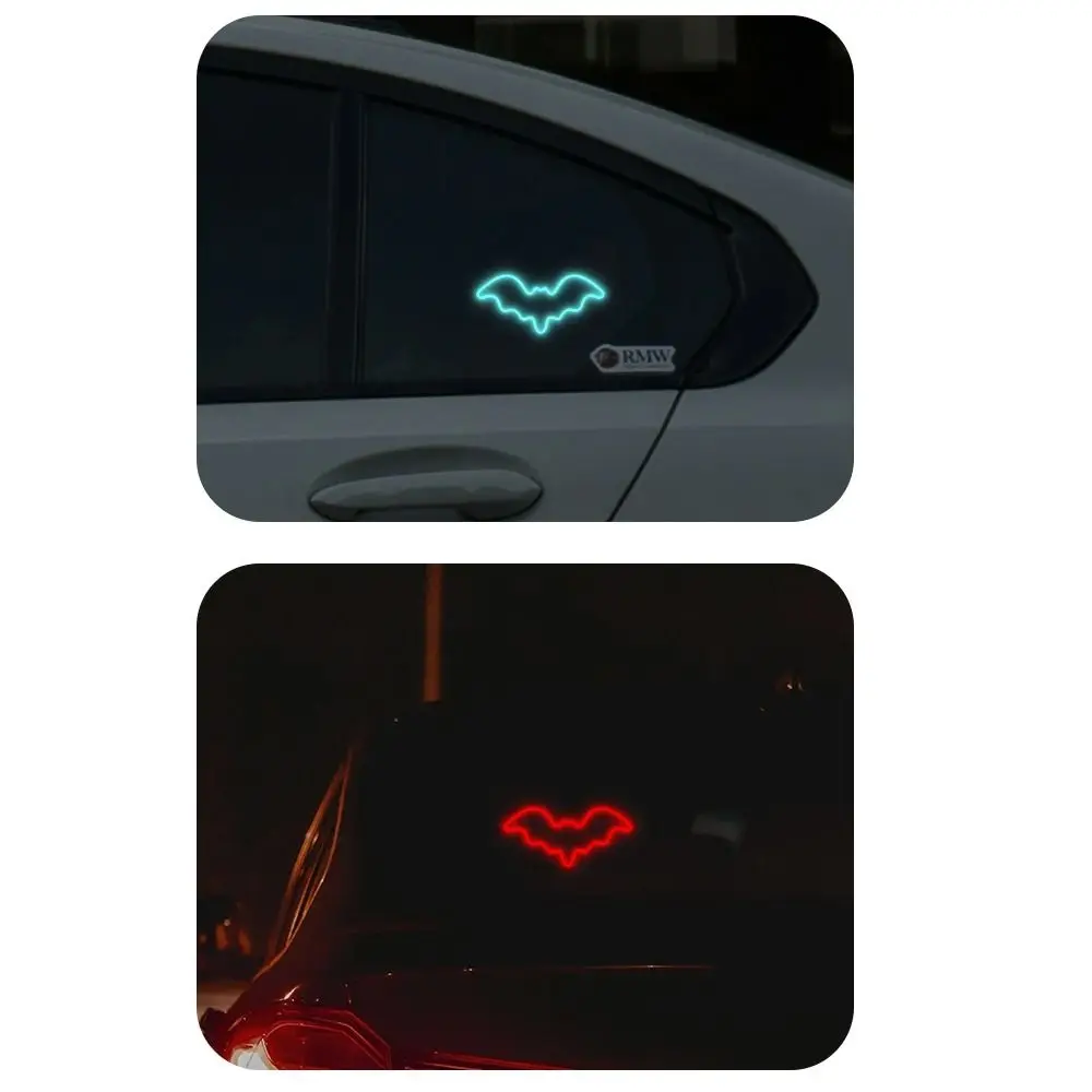 Wireless Car Solar LED Light RGB Color Dynamic Gradient Car Window Neon Light Suction Cup Mount Light/Vibration Sensor