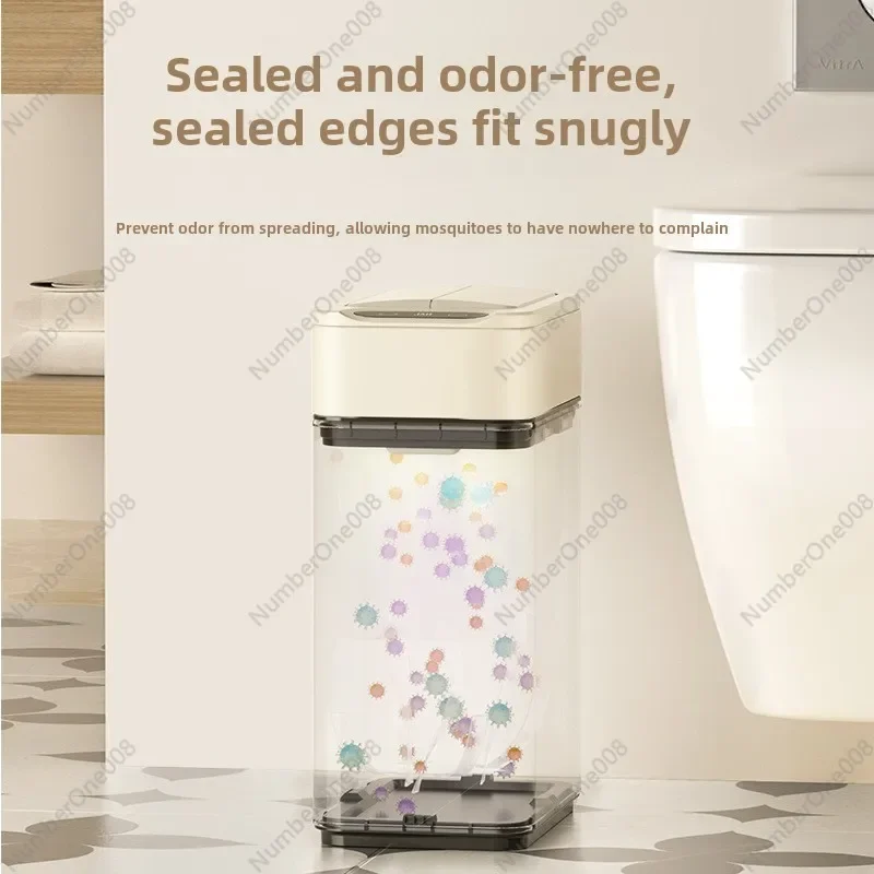 ذكي موجة الاستشعار سلة المهملات مع غطاء غرفة المعيشة المنزلية المطبخ الحمام التماس التعبئة والتغليف التلقائي