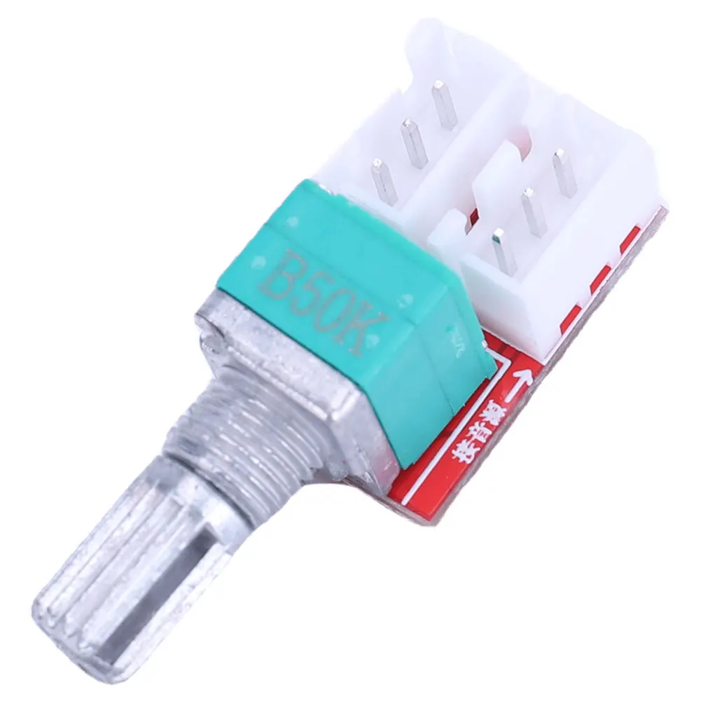 Плата усилителя мощности звука «сделай сам» с экранированным потенциометром громкости 300 мм, дуплексный 50K проводной стерео модуль усилителя мощности