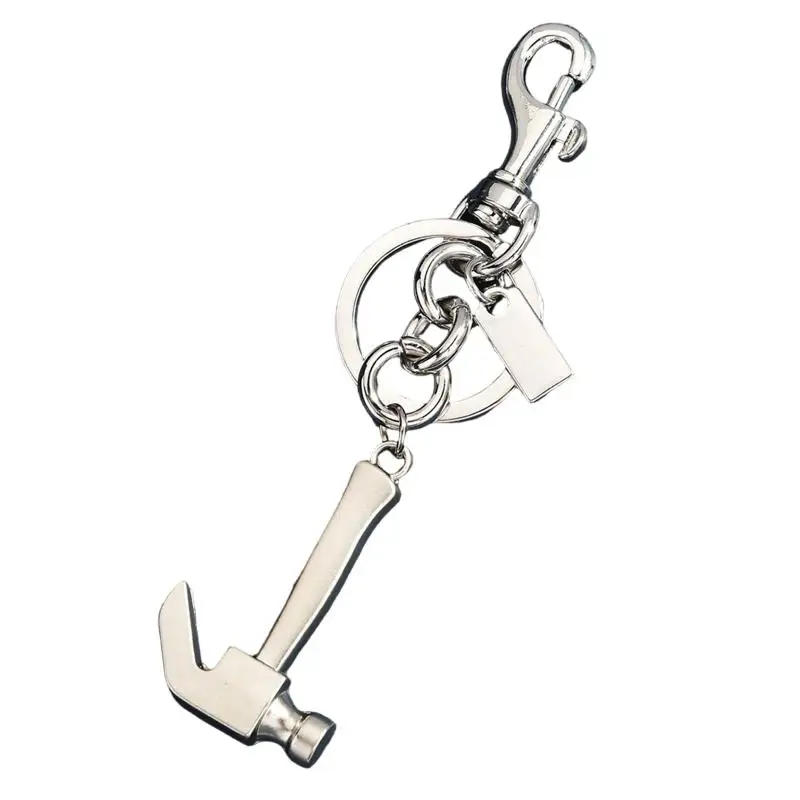Multi Tool Keychain for Men Stainless Steel Survival Key Ring with Pliers, Wrench, Hammer & Shovel,  Hiking Ideal Gift for Dad