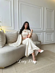 Lucy Evening Dress Party Mermaid Eid Grace Milky Gala Dresses 2024 Ball Gowns Robe De Soiree Femmes Prom Wedding