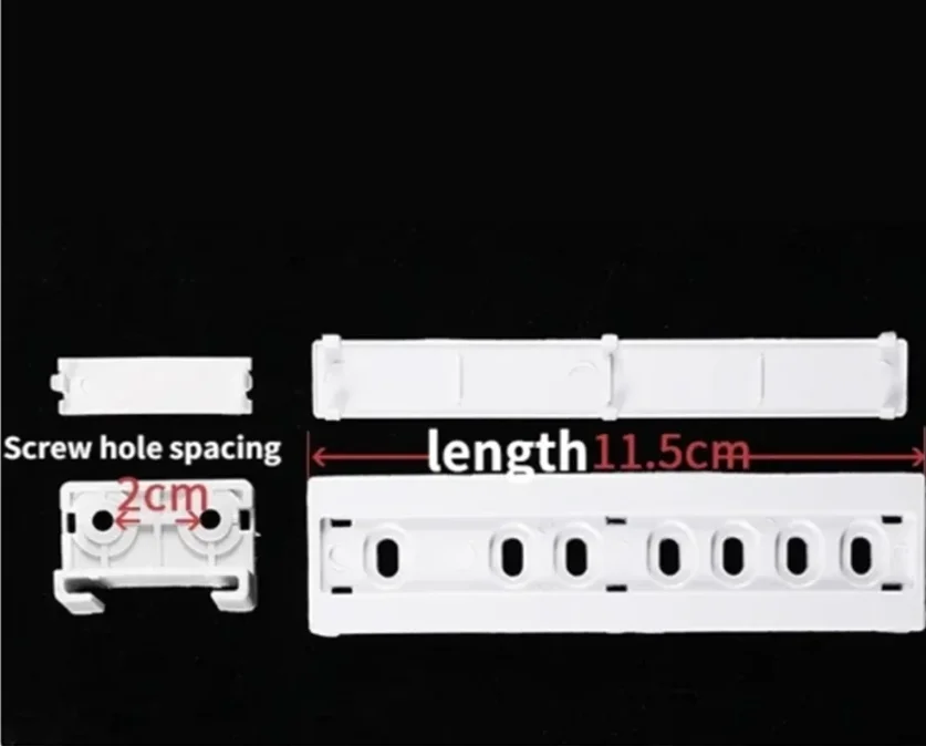 4PCS For Midea/Haier/ Hisense/Beco/Ascoli Asikee built-in refrigerator slides Mobile slides Includes original screws