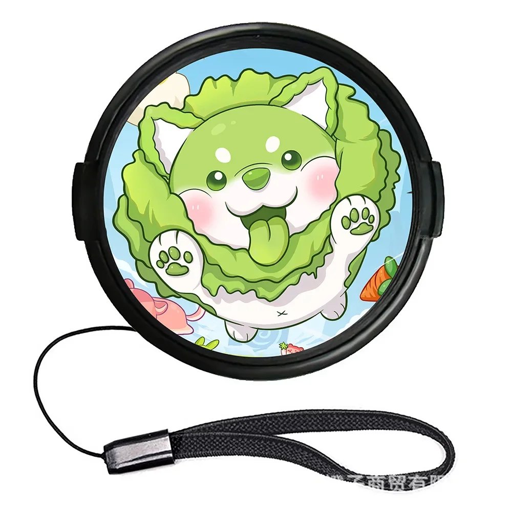 الكرتون الخضار الكلب عدسة غطاء العالمي ل 37 39 405 43 46 49 52 55 58 62 67 72 77 82 مللي متر العدسات الغطاء الواقي