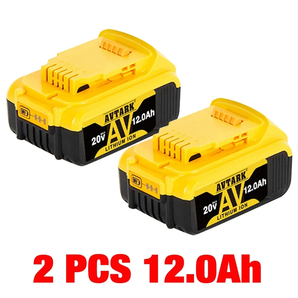 For Dewalt battery 20V 12.0Ah for DCB200 Battery MAX Lithium DCB184 DCB206 DCB182 DCB180 DCB181 DCB182 DCB201 DCB206 image 2