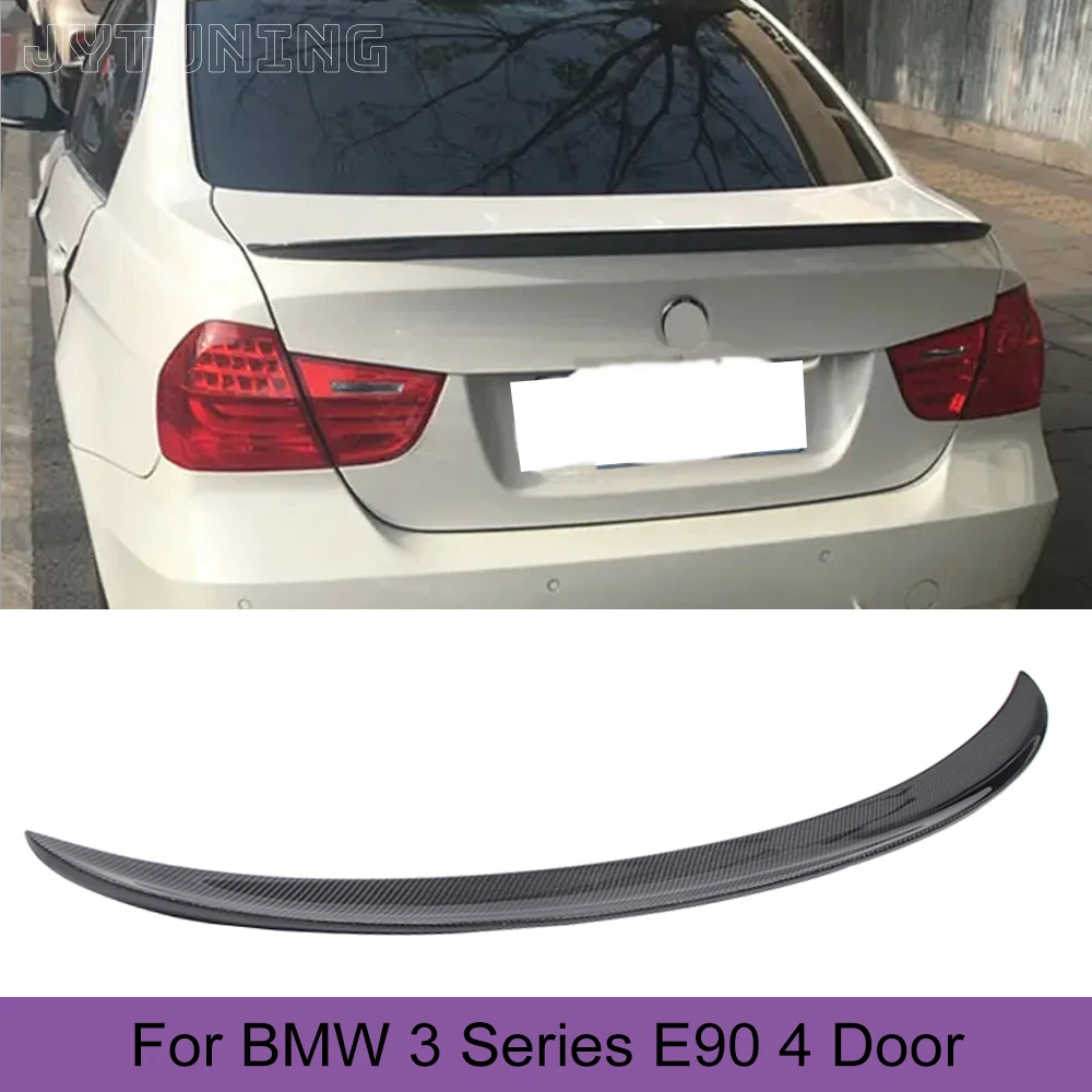 

Car-Styling Carbon Fiber Rear Wing Lip Spoiler for BMW 3 Series E90 Base Sedan M Sport M3 4 Door 2006 - 2011