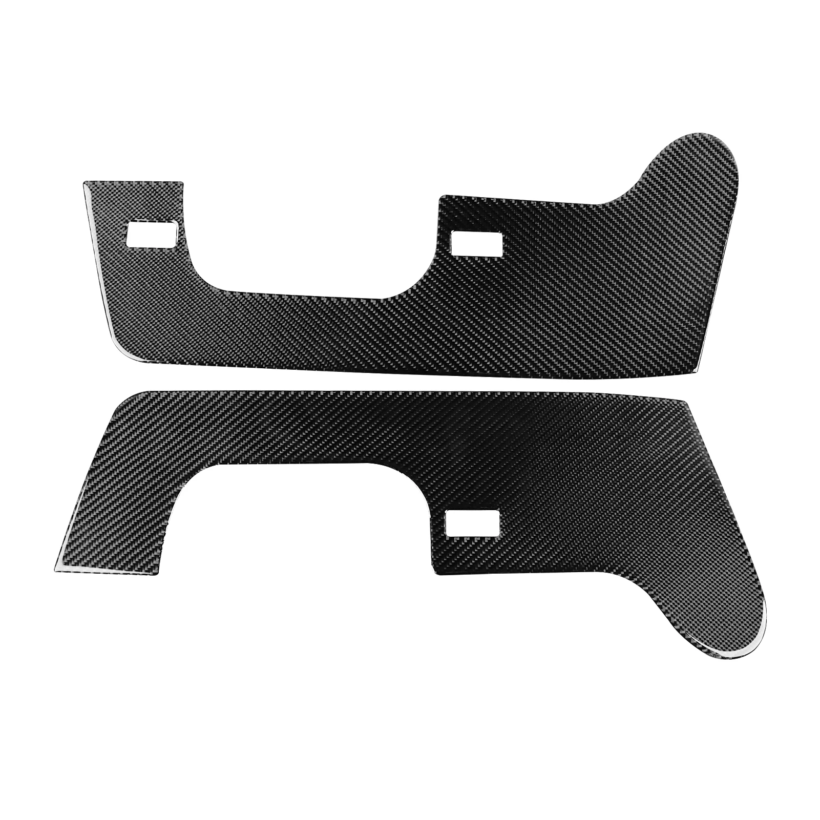 for Tundra for Sequoia 2007-2013 Front Seat Side Panel Decorative Trim Sticker Carbon Fiber Car Interior Mouldings Accessories