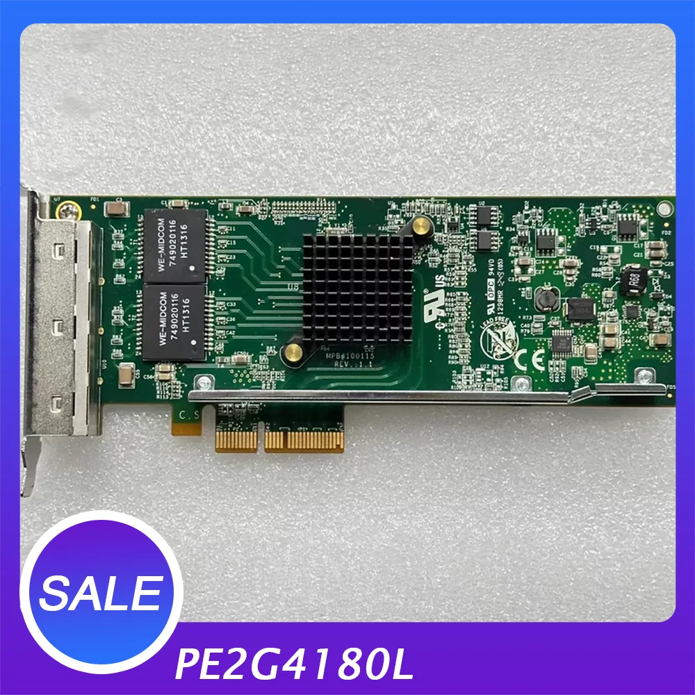 

Карта Gigabit Ethernet с четырьмя электрическими портами PE2G4180L 82580 340-T4 PE2G4180L-R