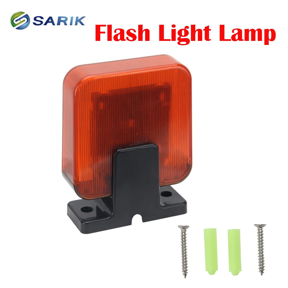 

Electric Gate Security Strobe Warning Light Gate Accessories Security Flash Light Lamp Alarm for Gate