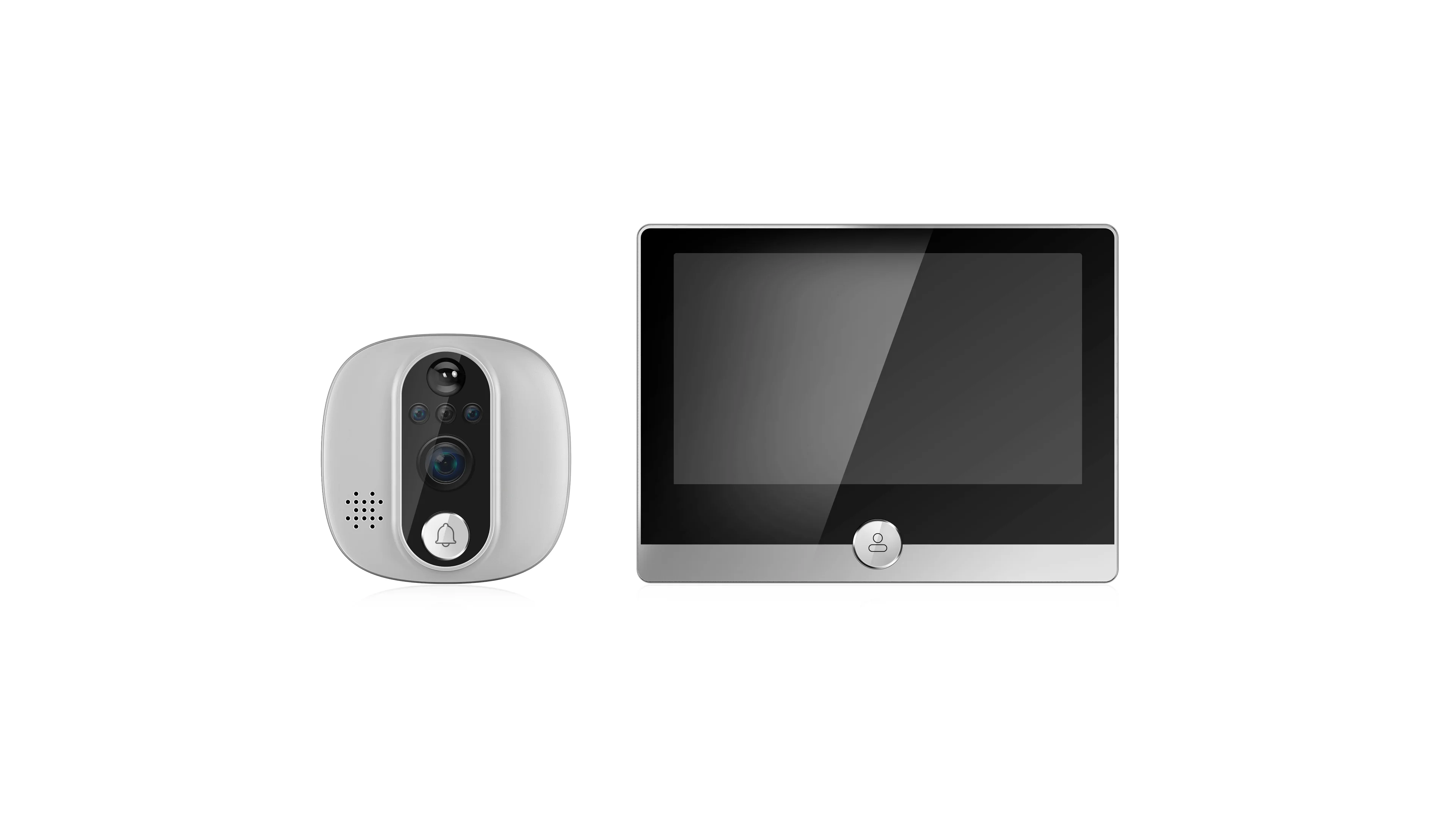 4.3 inch high-definition IPS LCD Wifi Peephole Video Doorbell HD1080P image 170 Wide angle W1 SR