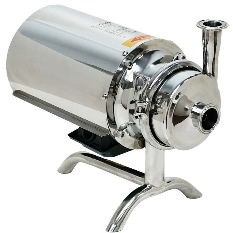 Stainless steel sanitary pump, food grade centrifugal pump, beverage milk wine soy milk 304 material