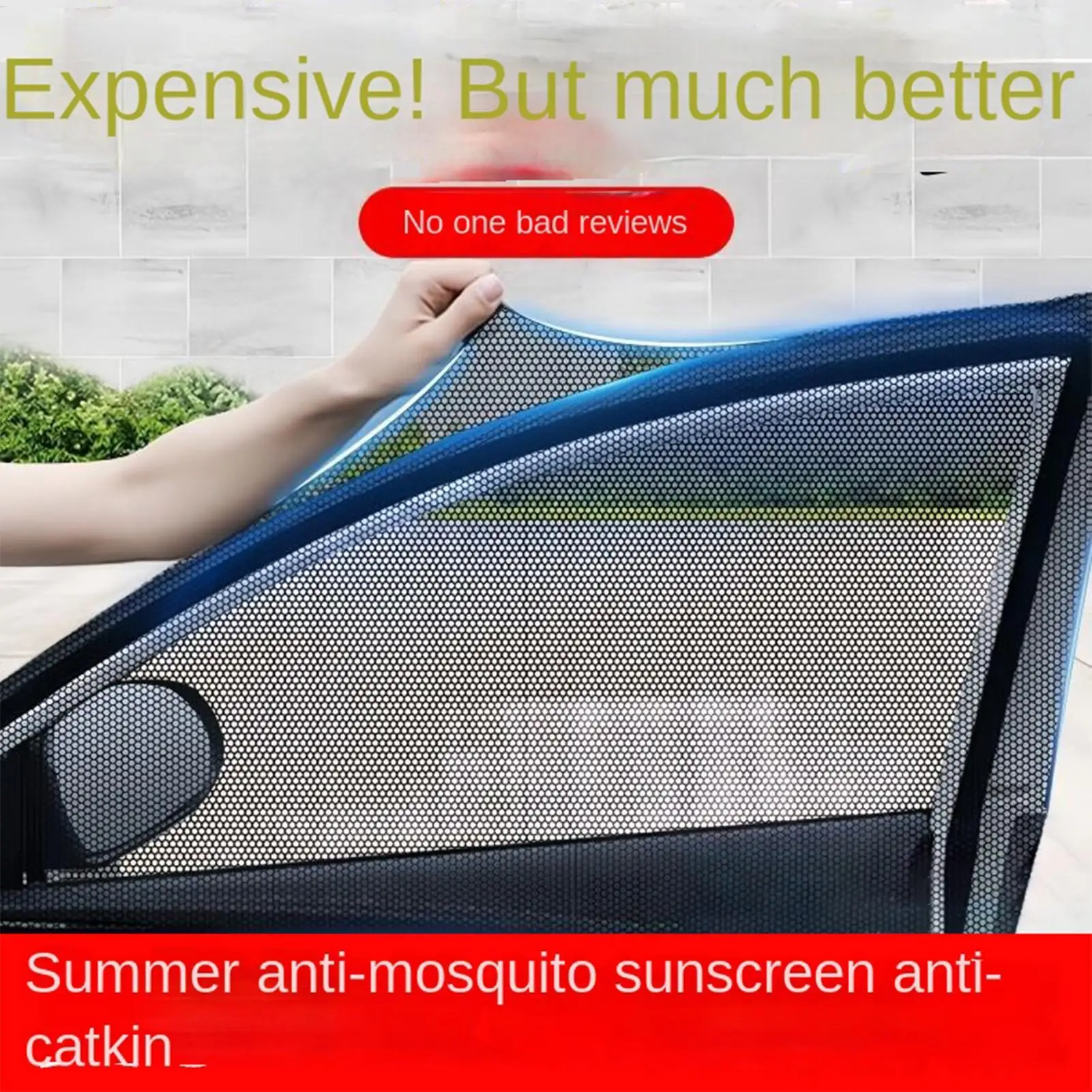 Car Sun Shade Breathable UV Protection Curtains Car Window Sunshade for Travel Camping Nap Sleeping Breastfeeding Changing