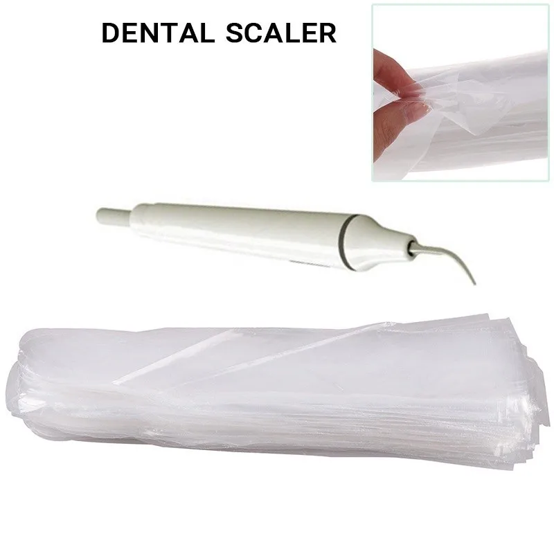 500Pcs Dental Ultrasonic Scaler Sleeve Handle Protective Cover Disposable Sleeves Dental Material