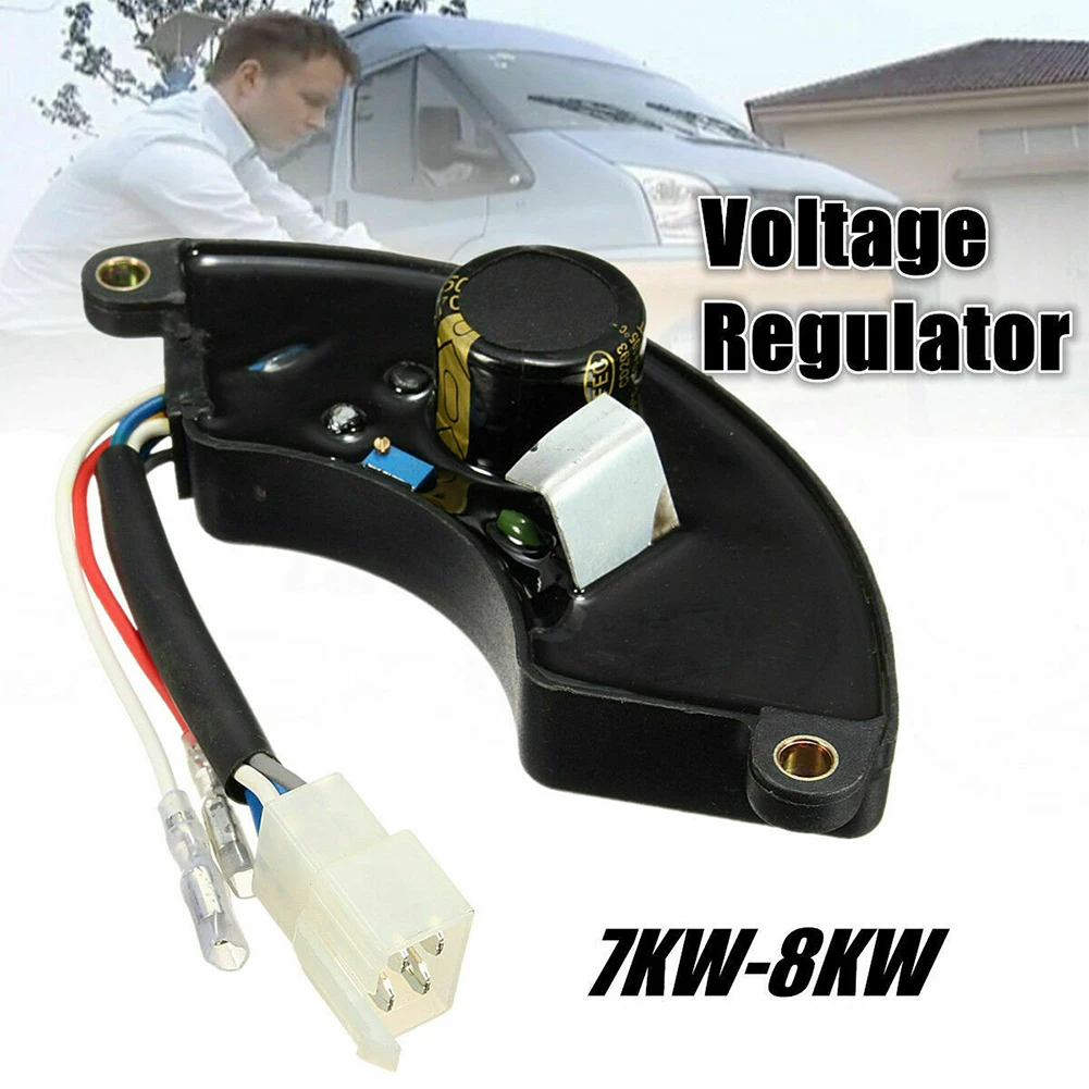 

Brand New Generator Spare Parts Voltage Regulator Electric Start For 7KW Generator Generator Parts Phase Plastic Shell Regulator