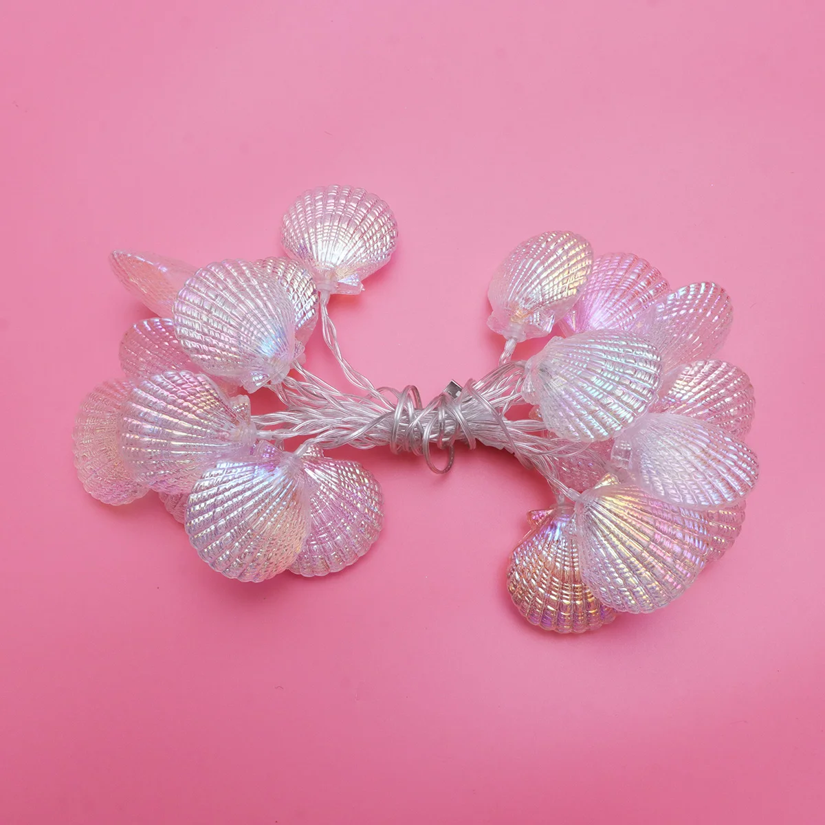 3M Shell LED String Lights USB Powered Low Energy 20 Beads Decor Bedroom Party Wedding Seashell Shape Festive Atmosphere