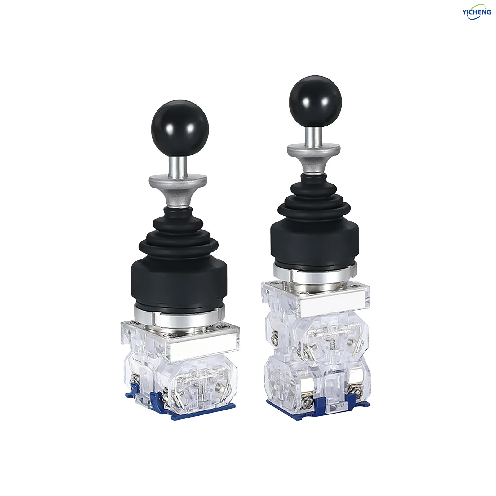 1Pcs Joystick Monolever Switch,Momentary/self locking 4 Position 4NO/2 Position 2NO,Optional anti misoperation protection,30mm