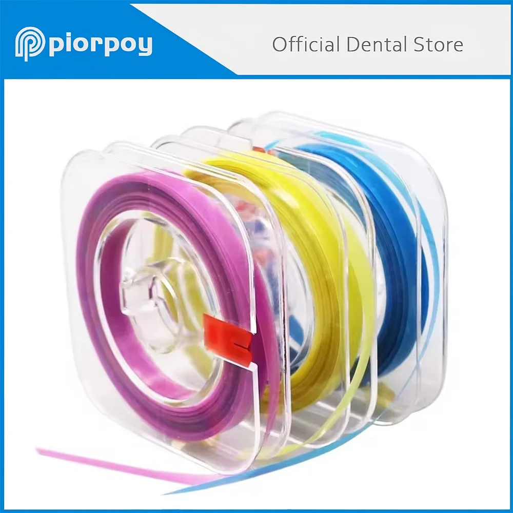 

PIORPOY 4Mm Dental Polishing Strips Roll Resin Polyester Teeth Sanding Grinding Finishing Whitening Odontologia Materials