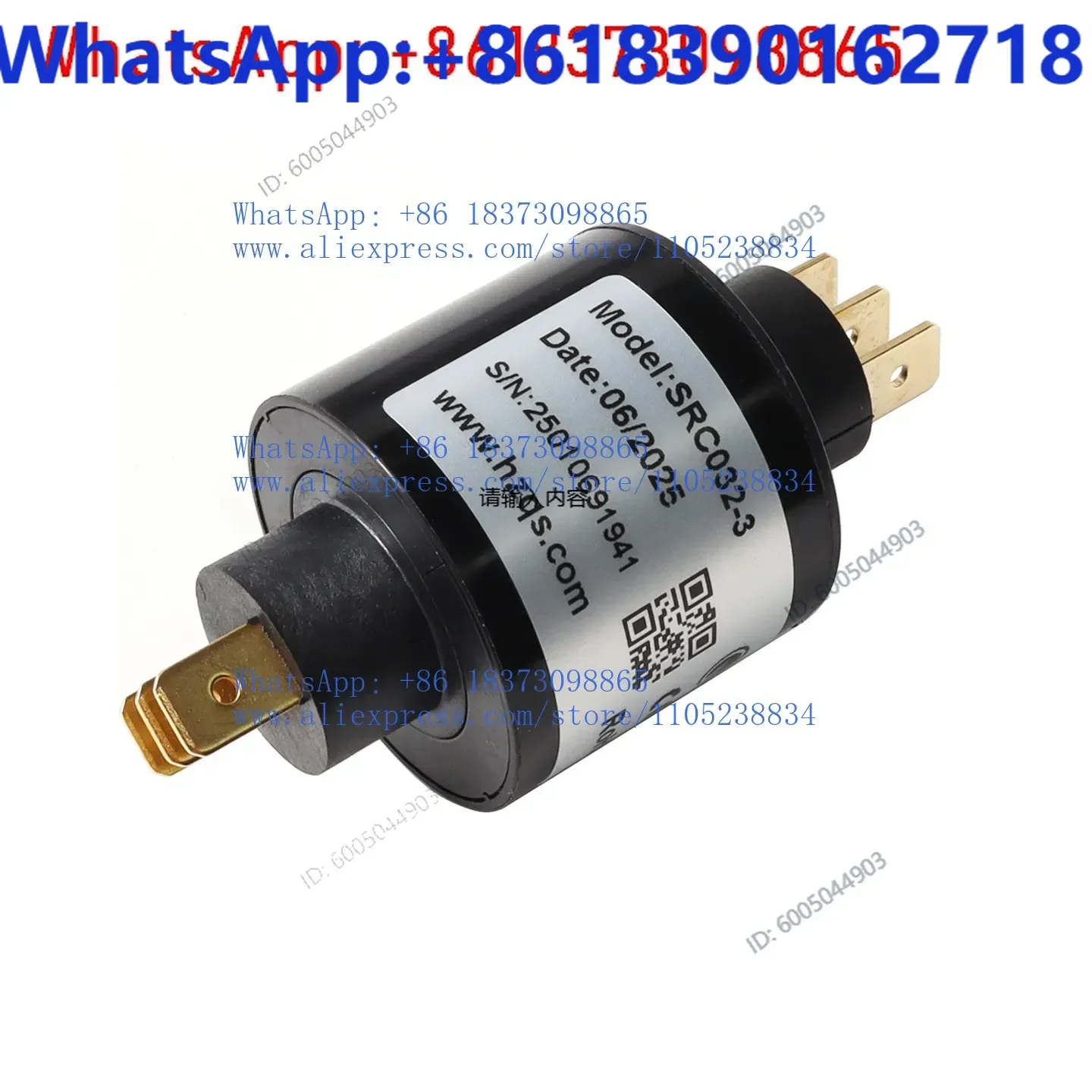 SRC032-2, SRC032-3, SRC032-4 Quansheng Electromechanical Direct Connection Conductive Slip Ring Replaces Slip Ring