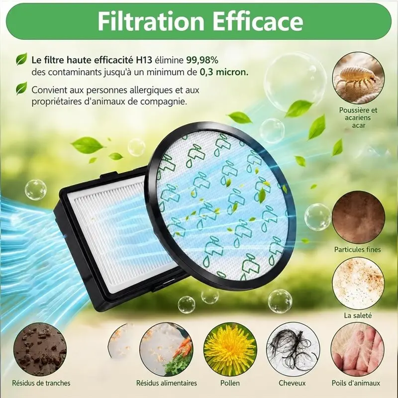 Eco-friendly HEPA Filter For X-Trem Power Cyclonic / Silence Force Cyclonic Vacuum Cleaners (Ro69xx, RO6971EA) - Replaces