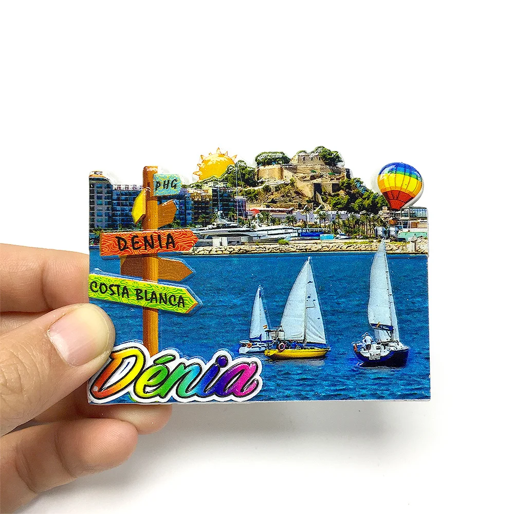 

‌DENIA Costa Blanca Scenic Resin Fridge Magnet Travel Souvenir‌
