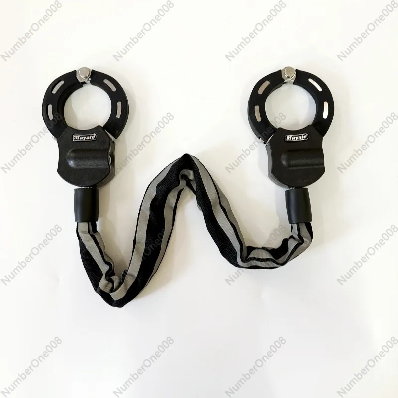 Chain Lock Cloth Chain Lock Electric Scooter Anti-theft Lock Copper Core Round Head Chain Mini