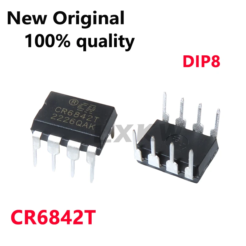 10/PCS New Original CR6842T CR6842 DIP8 Offline switching power supply chip In Stock