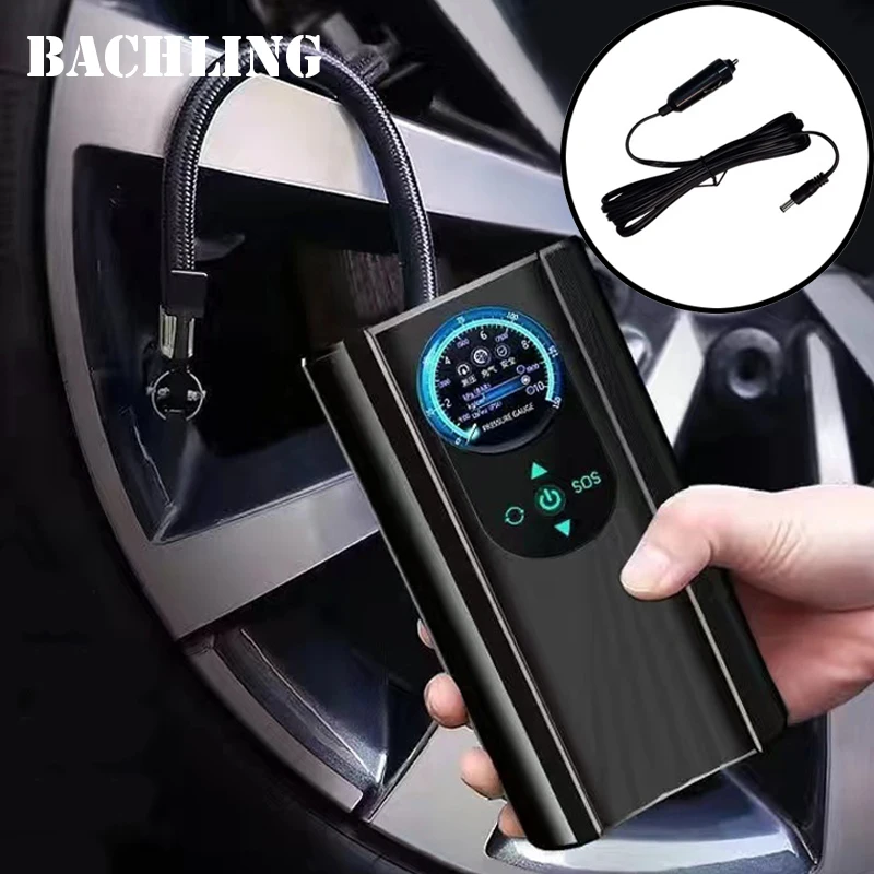 Car Universal multi-function air pump Mini Air Pump High Precision Portable Tyre Inflator Electric Motorcycle Pump for Car Bike