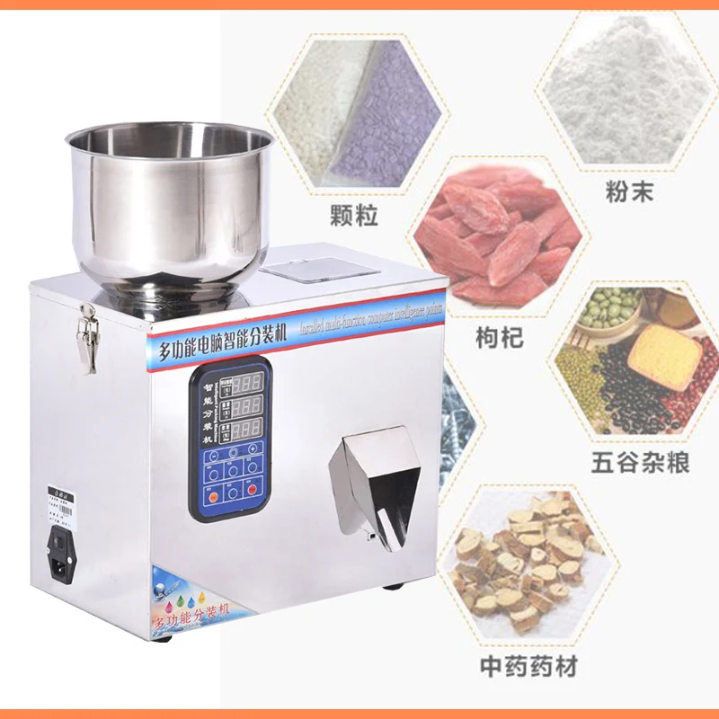 Automatic multi-functional black tea green tea powder particle screw intelligent scale filling machine