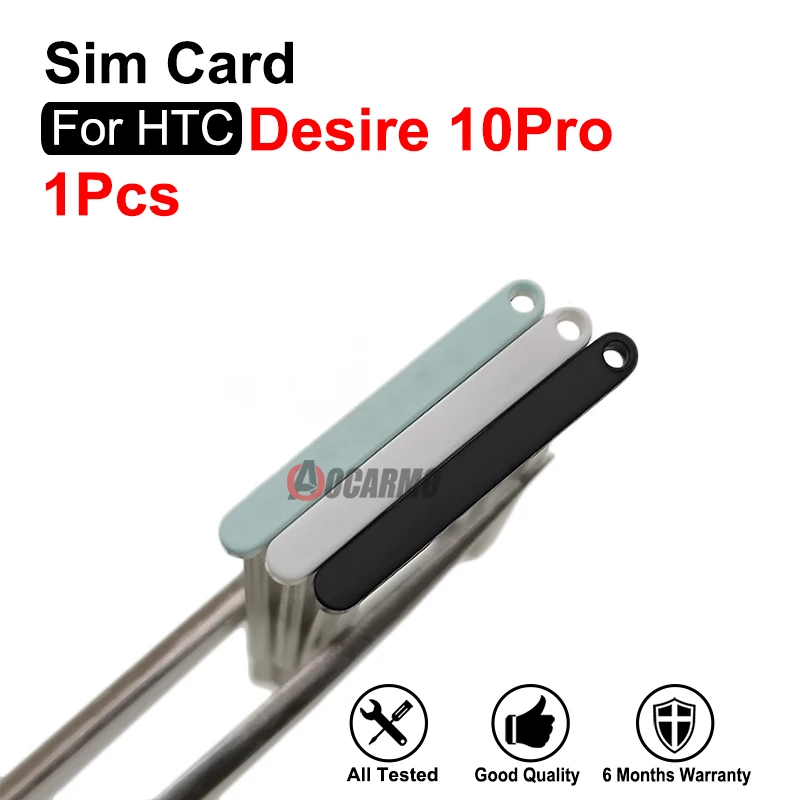 Black/ White/Blue Sim Card Sim Tray Holder Slot Replacement Parts For HTC Desire 10 Pro10Pro