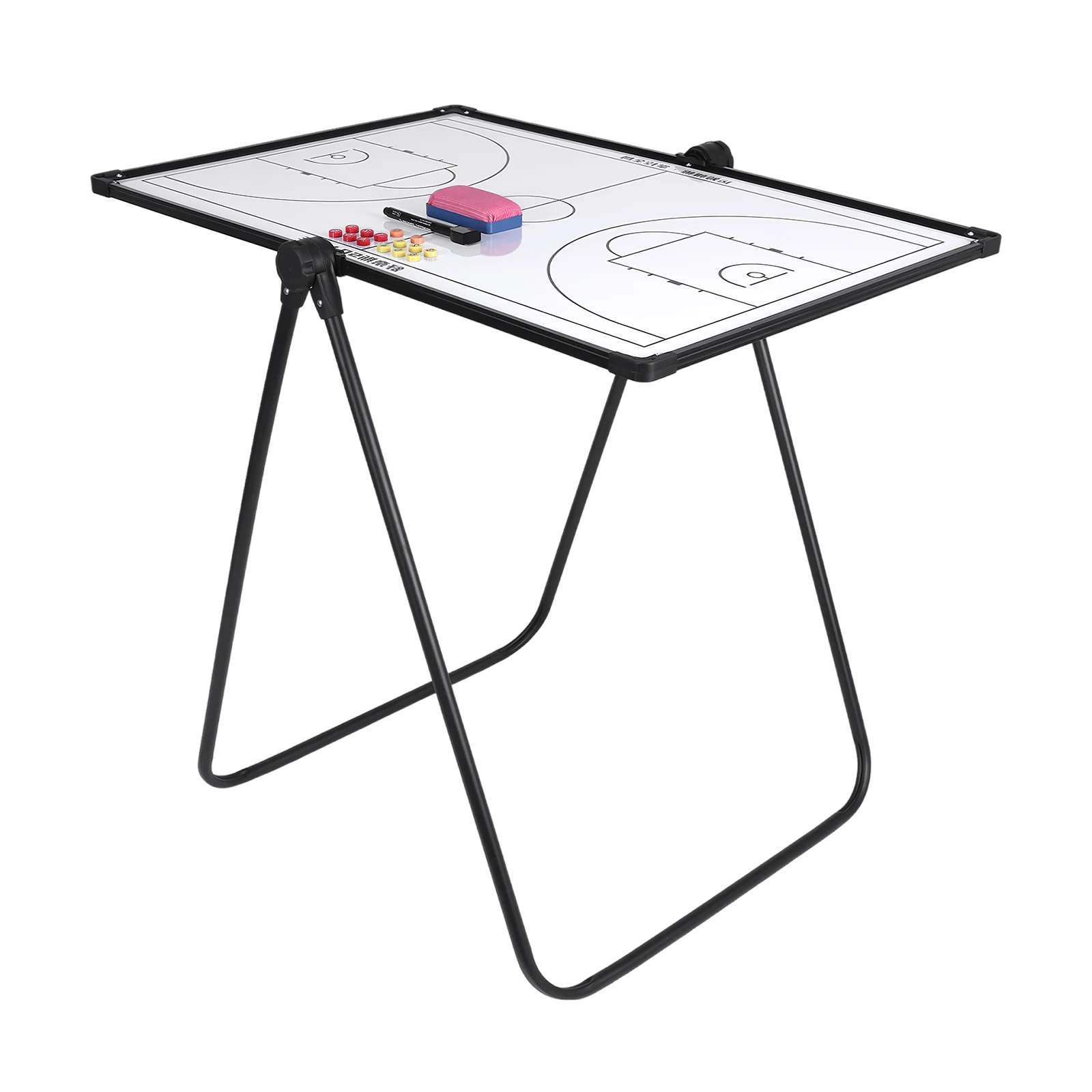 

Двусторонняя баскетбольная доска с маркерами и ластиком, удобная стратегическая доска, многоразовая, для тренеров по баскетболу, футболу, волейболу