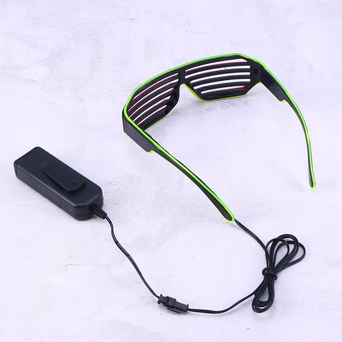 

Glow LED Shades Light Up Sunglasses Bright Flashing Party Glasses Festival Occasions Gifts Stylish Rave Accessories Plastic