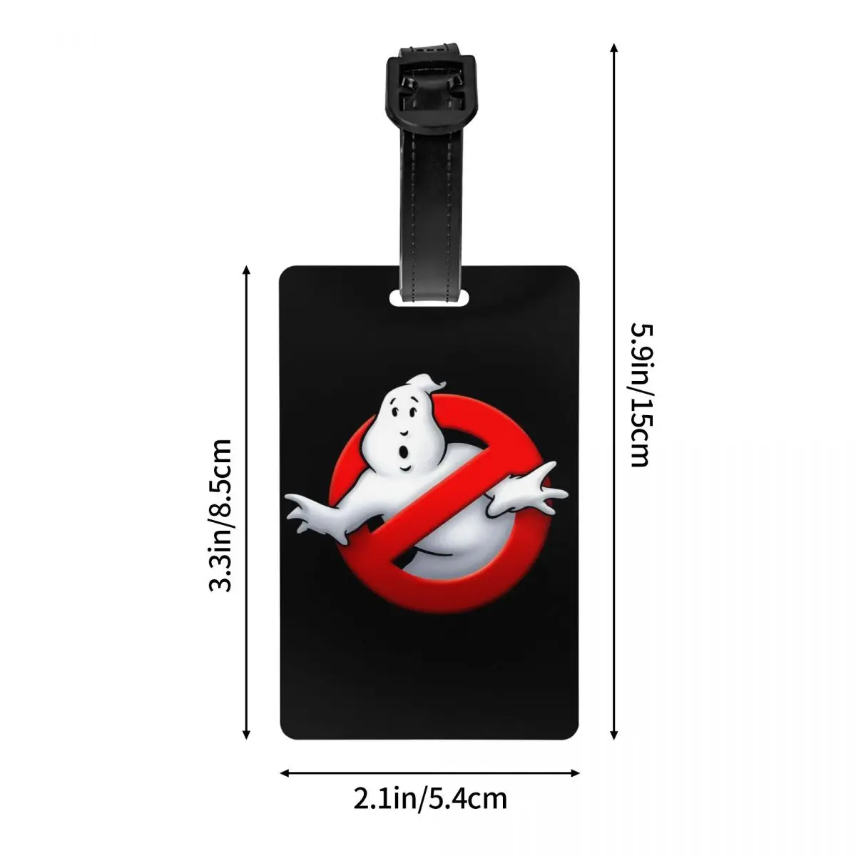 Ghostbusters Logo Luggage Tag for Suitcases Fashion Supernatural Comedy Film Baggage Tags Privacy Cover Name ID Card