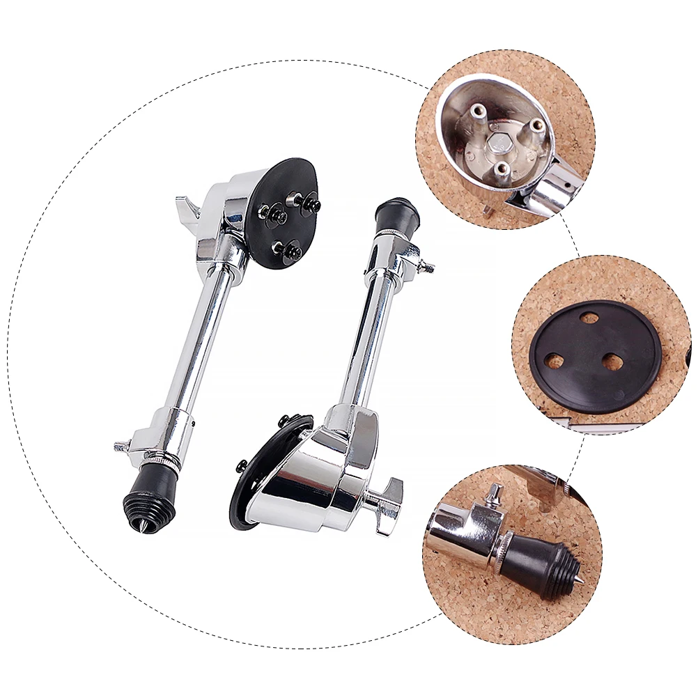 

Drum Stand Kit Replacement Parts Percussion Instrument Spur Support for Component Skid-proof Leg Bottom Stainless Steel Bass