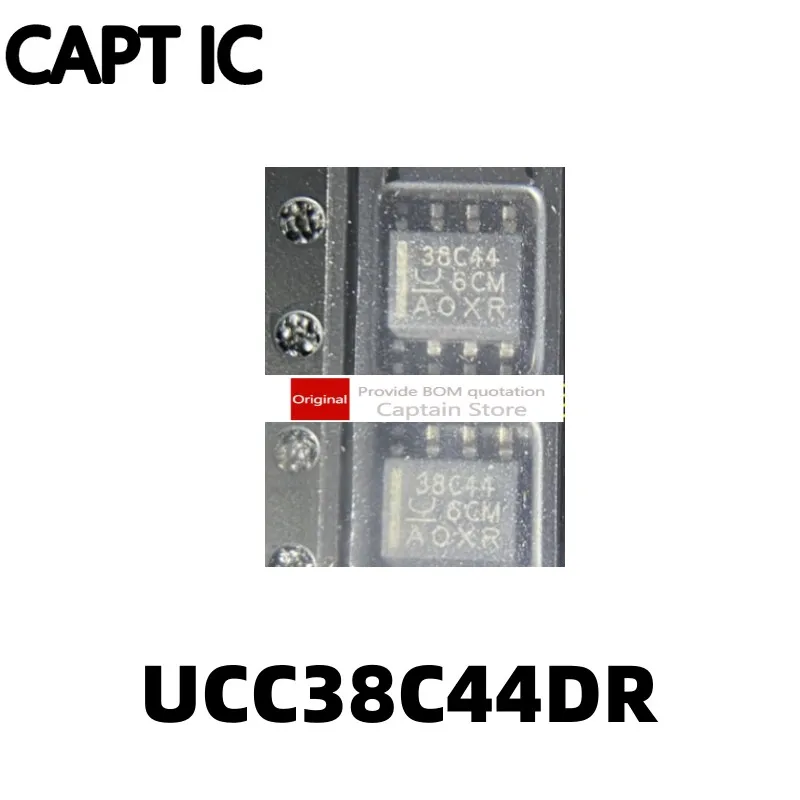 5PCS UCC38C44 UCC38C44DR screen printing 38C44 SOP8 converter control chip - power IC