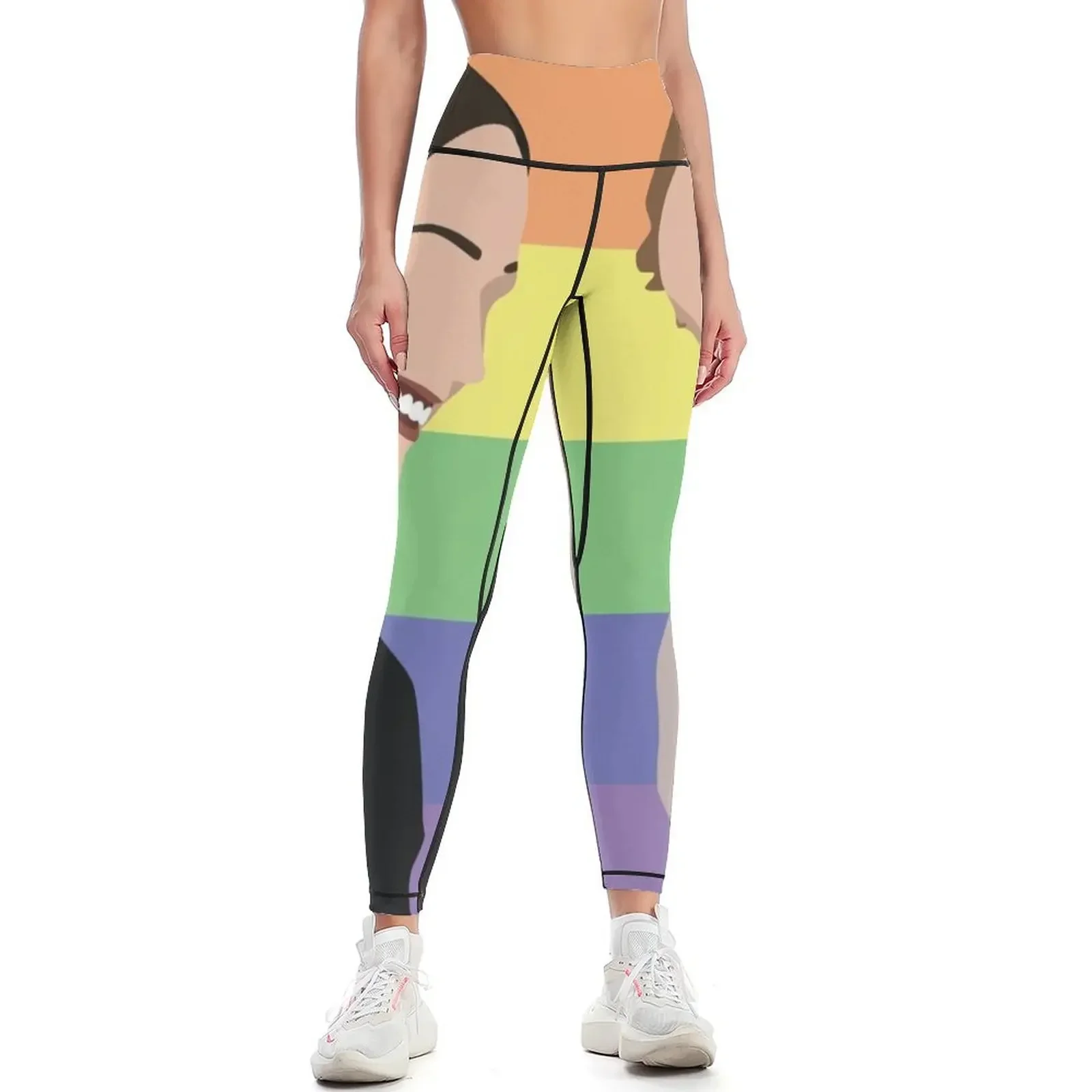 

Ann Walker & Anne Lister Vector Art Leggings push up tights for Women's fitness Women sportwear Womens Leggings