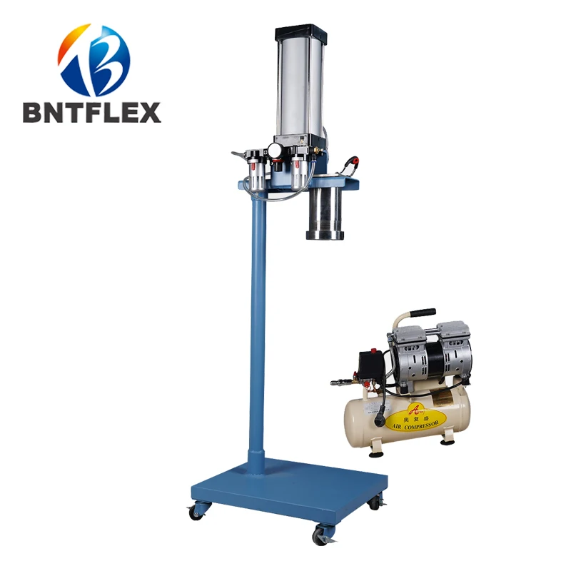 Pneumatic squeezing machine, pressure and speed adjustable squeezing machine, ceramic teaching equipment