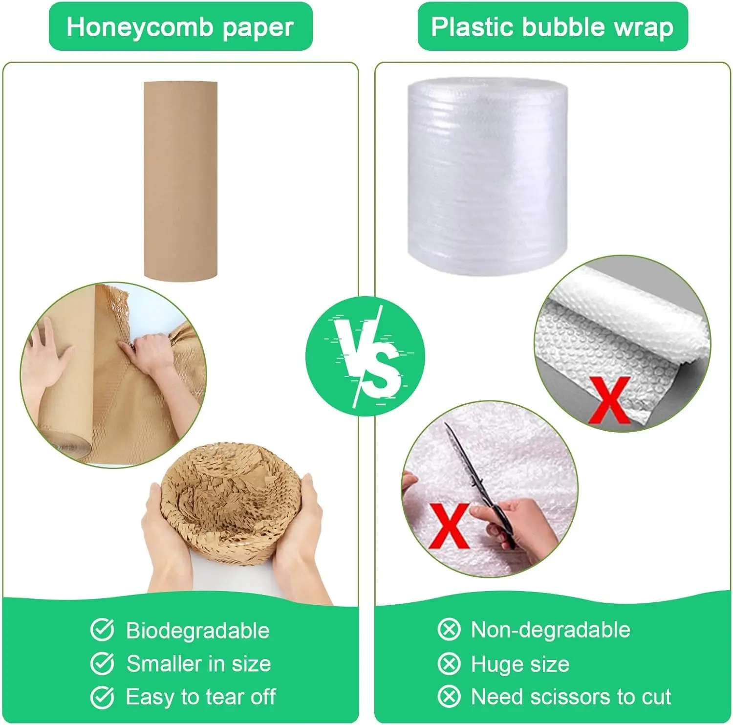 19.68'' x 820ft, 200 Fragile Stickers Included | Wine Box, Artwork