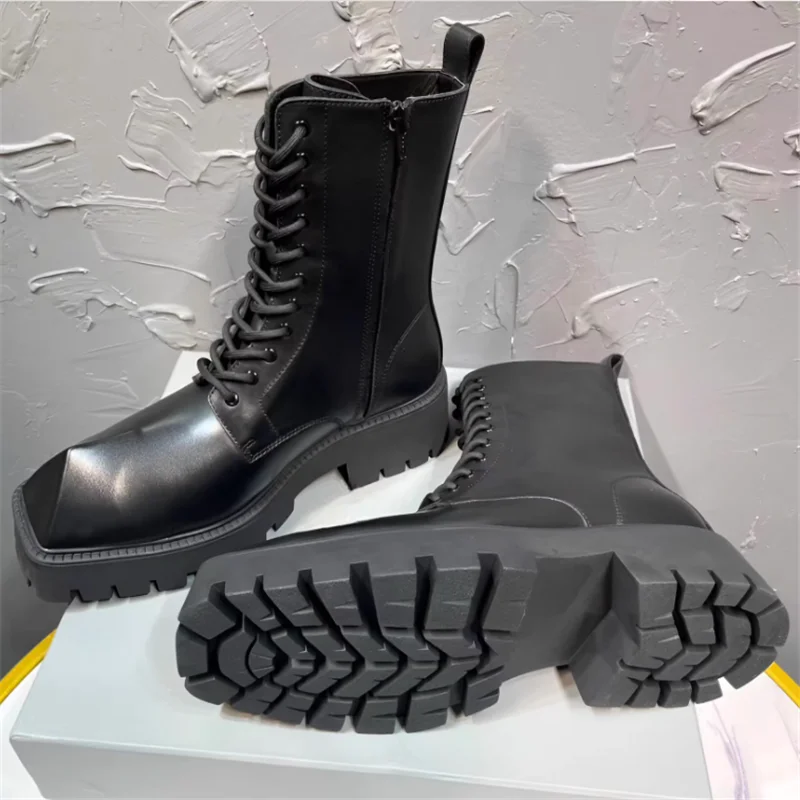 

Zipper Man Black Designer Boot Fashionable Men Ankle Boot