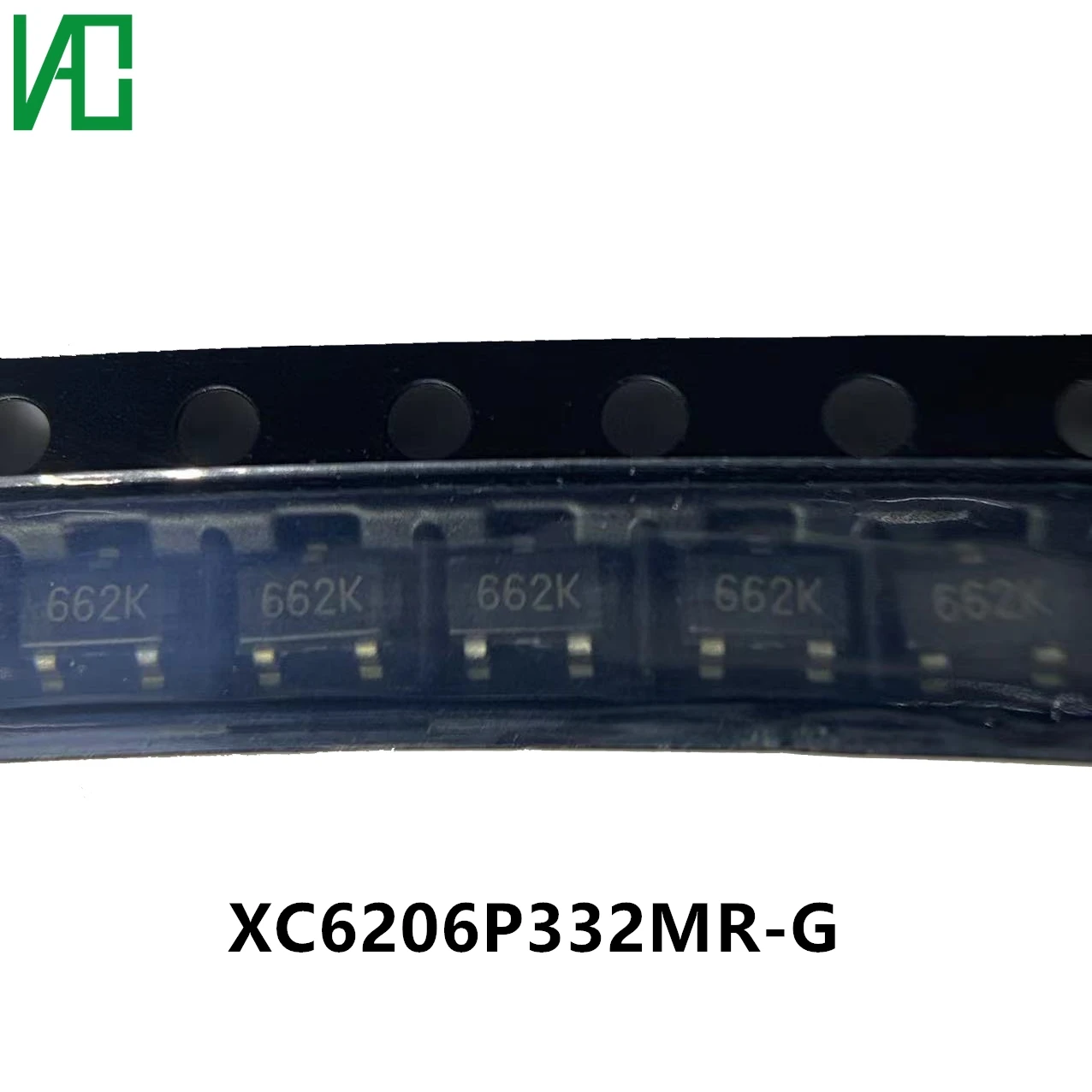 10pcs Kit  XC6206P332MR-G IC REG LINEAR 3.3V 200MA SOT23 In Sctock