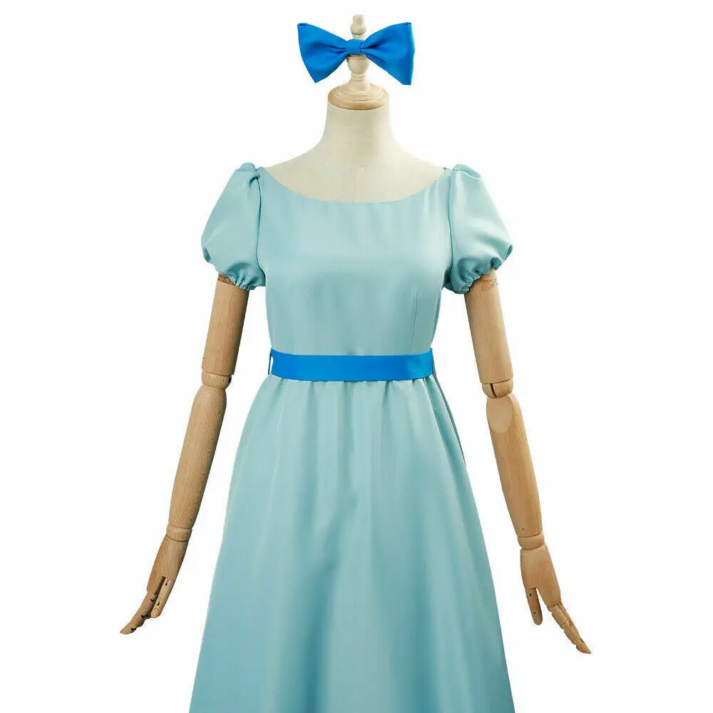Fantasia Wendy Cosplay Costume Women Princess Wendy Fairy Dress Anime Peter Cosplay Pan Dress Halloween Medieval Clothes