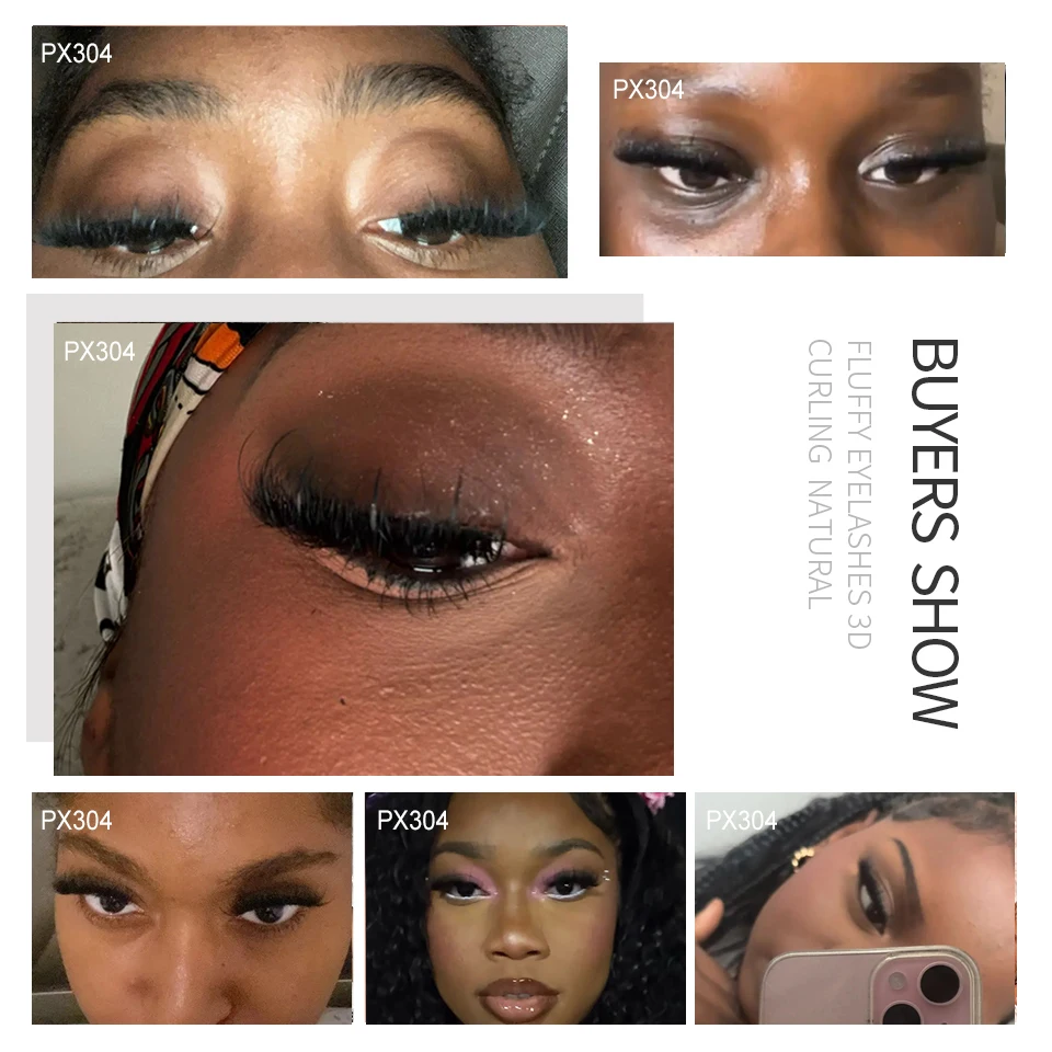 ミンクつけまつげエクステ,16mm, 18mm, 25mm,卸売業者