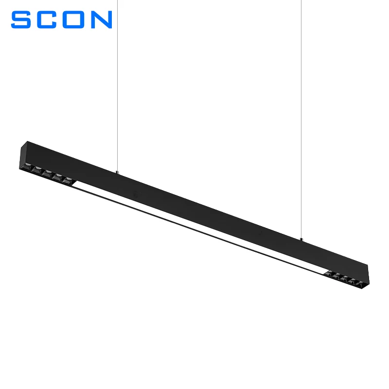 SCON 120cm surface mounted LED line light bar creative linear  long strip office  corridor lamp ceiling & hanging line lamp