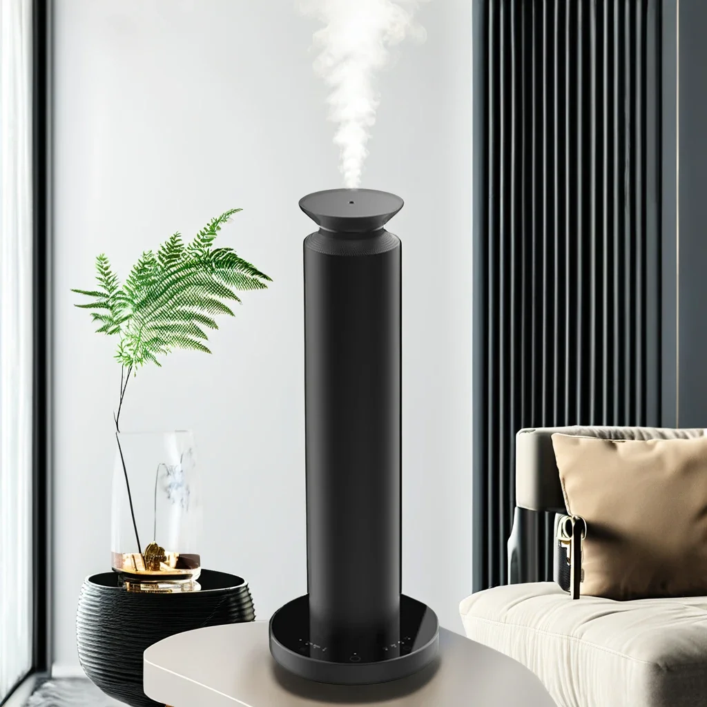 エッセンシャルオイルアロマディフューザー,デラックス,新しいデザイン,Bluetooth,wifi,アプリケーション制御,家庭用,2年間の保証