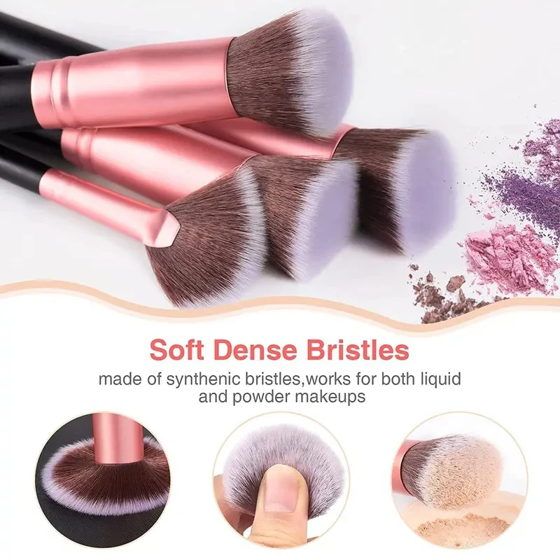 14PCS Makeup Brushes Set Soft Fluffy Foundation Blush Powder Eyeshadow Blending Female Cosmetics Beauty Tool Christmas gift new