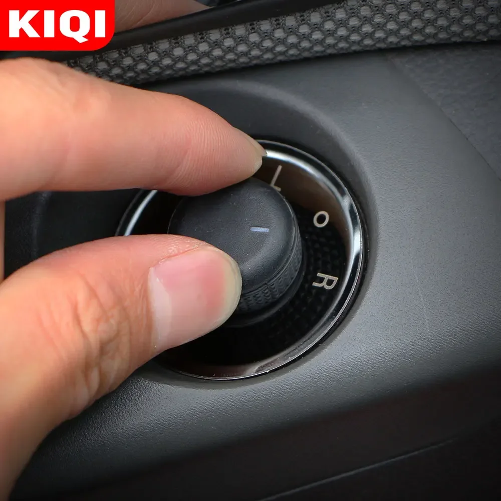 KIQI Car Rearview Mirror Knob Rear View Circle Sticker for Chevrolet Cruze Sedan Hatchback 2009 2010 2011 2012 2013 2014 2015