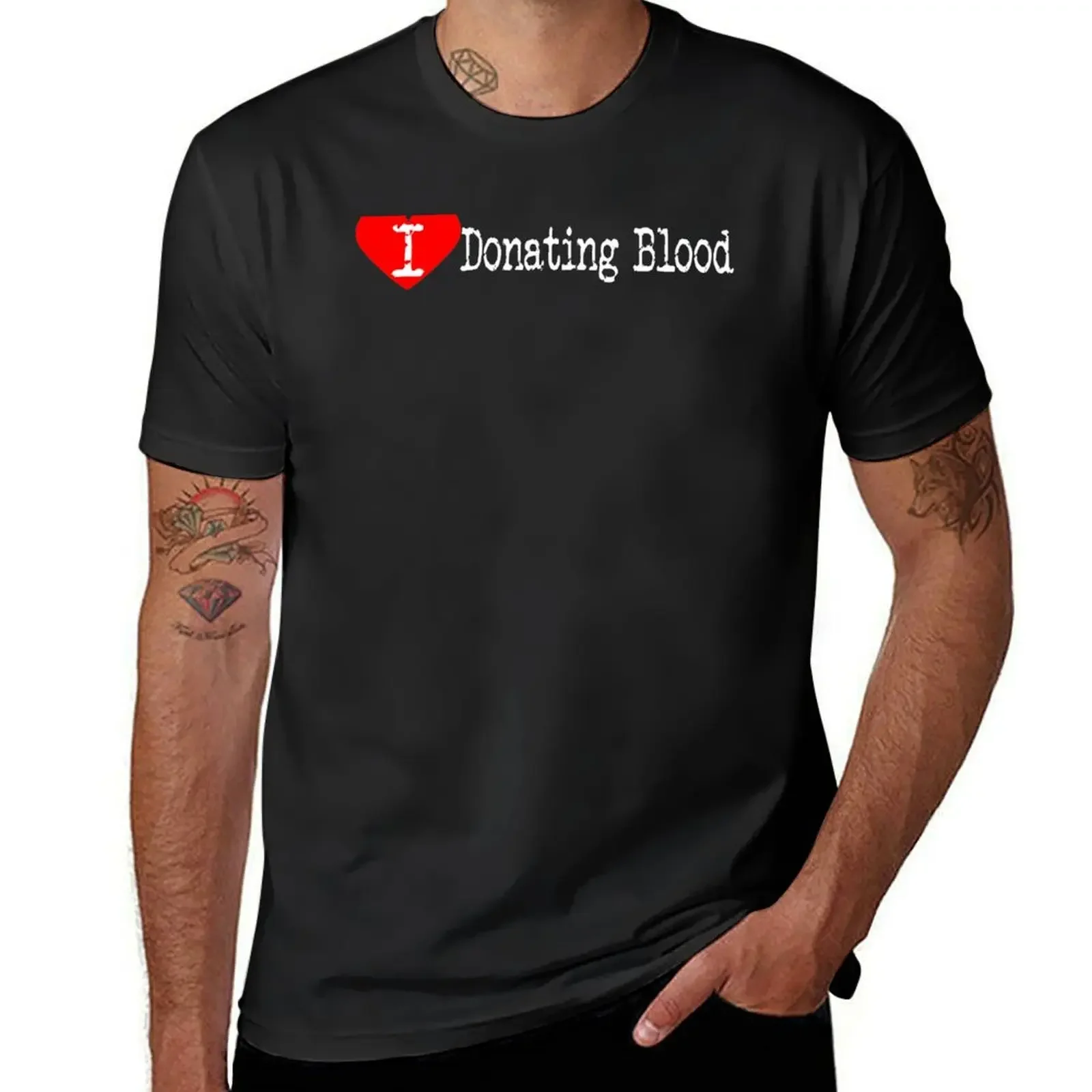 I Heart Donating Blood | Love Donating Blood T-Shirt summer top cute tops fitted t shirts for men