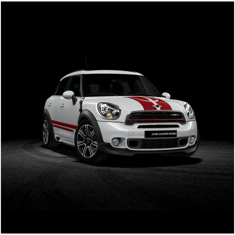 Car Front Grille Decoration Cover Case Radiator Grill Strip Trim Sticker For Mini Cooper Coopers JCW R60 Countryman Accessories