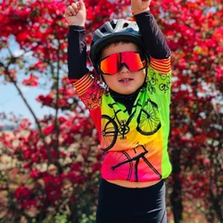 High Quality Kids Cycling Clothing Summer Kids Jersey Biking Short Sleeve Breathable Clothes MTB Children's Cycling Wear 2022