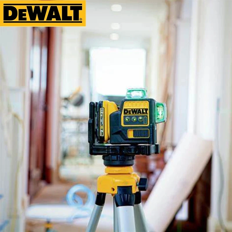 2024 Dewalt DW089LG 3-side *360 12-line Laser Horizontal Horizontal Green Tool Self-levelling 12V Battery Laser