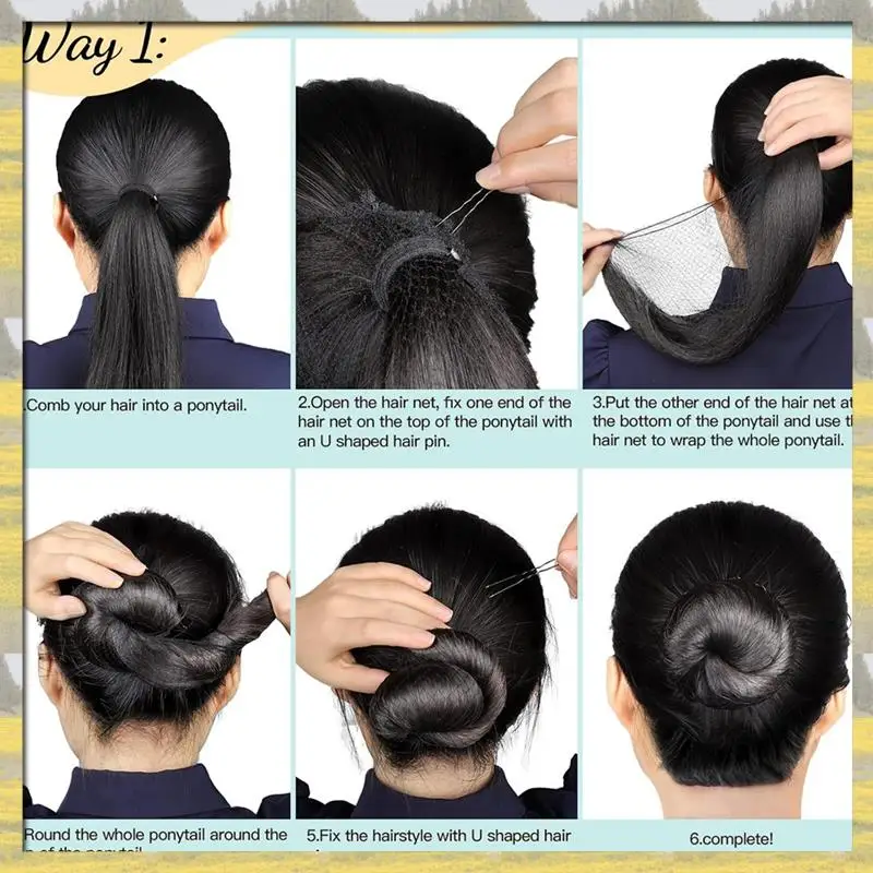 

Hot Sale 50PCS Mesh Hair Nets And 100PCS U Shaped ,Hair Nets For Food Service Workers, Hair Nets For Women And Men