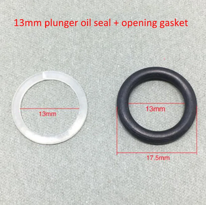 3 Ton Horizontal Hydraulic Jack Accessories 13/15/16mm Oil Seal Sealing Ring Soft Rubber Oil Seal 1Pair